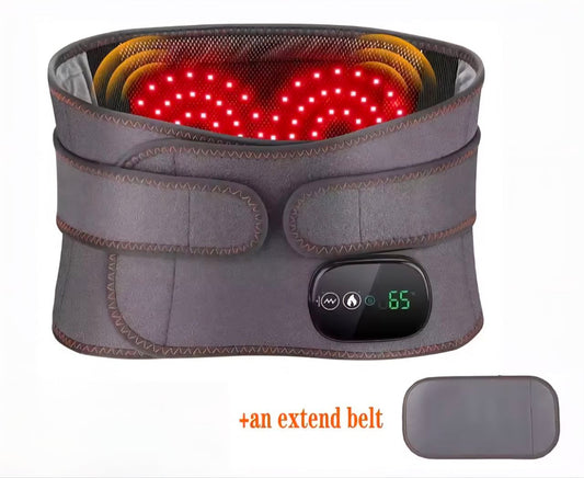 SpineRelief Relax — Red Light Heated Belt (Stone)